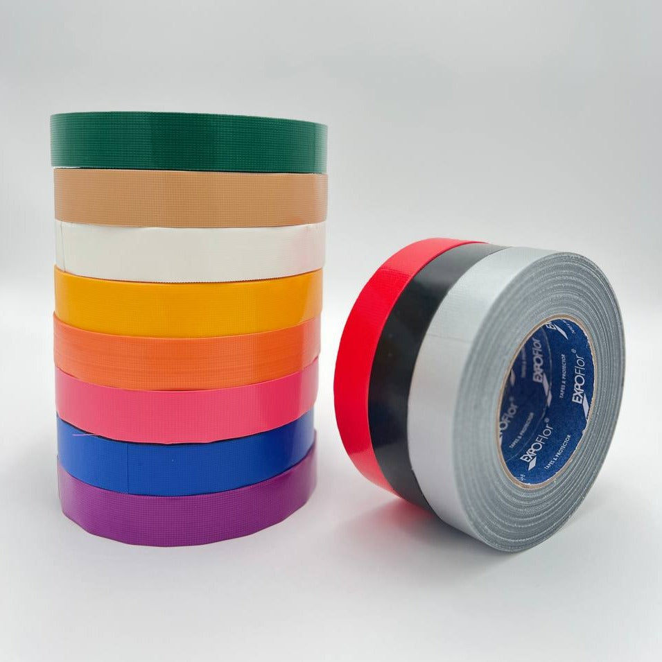 Assorted Colours Cloth Tape | 1 in, 2 in x 40 m